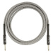 Fender Professional Series 10' Instrument Cable White Tweed