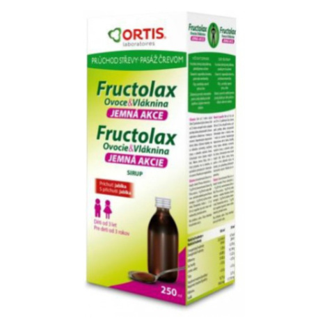 Fructolax Ovocie a vláknina sirup 250 ml