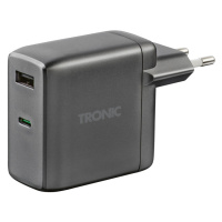 TRONIC® Nástenná nabíjačka Dual PD, 60 W (antracitová)