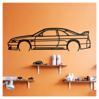 Drevená dekorácia na stenu - Nissan R33 GT-R