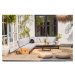 Záhradná lounge súprava pre 5 v sivo-prírodnej farbe Vilette – Hartman
