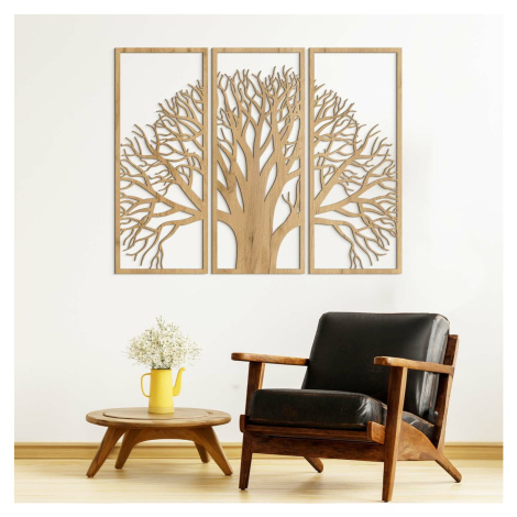 Viacdielny obraz na stenu - Strom z dreva, Dub zlatý