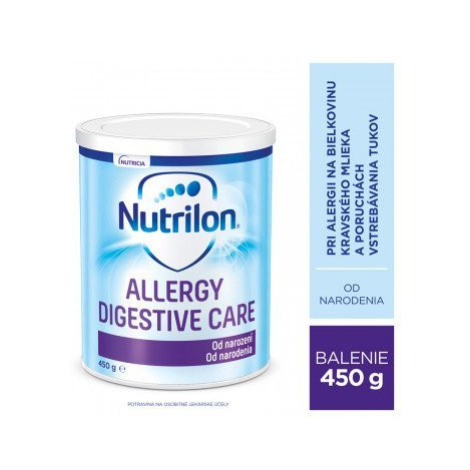 Nutrilon ALLERGY DIGESTIVE CARE, špeciálna mliečna výživa (od narodenia), 450g