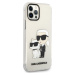 Karl Lagerfeld Glitter Kryt pre iPhone 12 / 12 Pro, Transparentný