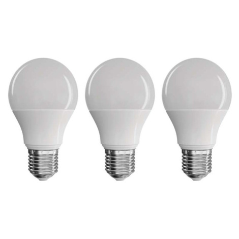 Súprava 3 LED žiaroviek EMOS Classic A60 Neutral White, 8,5W E27