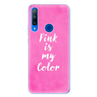 Odolné silikónové puzdro iSaprio - Pink is my color - Huawei Honor 9X