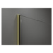 MEXEN/S - KIOTO Sprchová zástena WALK-IN 90x200 cm 8 mm, zlatá, transparent 800-090-101-50-00