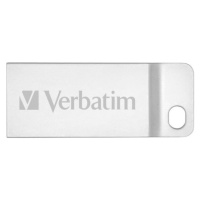 VERBATIM Flash Disk 32GB Metal Executive, USB 2.0, strieborný