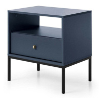 Nočný stolík Pernilla (zásuvka, modrá)