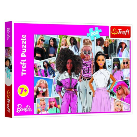 Trefl Puzzle 200 - Vo svete Barbie / Mattel, Barbie