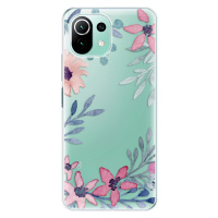 Odolné silikónové puzdro iSaprio - Leaves and Flowers - Xiaomi Mi 11 Lite