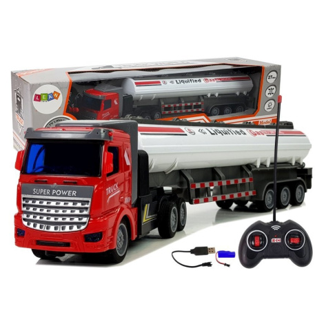 mamido  Cisternové nákladné auto na diaľkové ovládanie R / C 1:48 biele