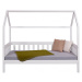 Domčeková posteľ ii z masívu 90x200cm sully - biela