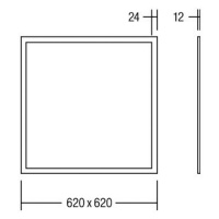 BRUMBERG Ailis LED panel opál 3000K DALI