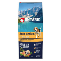 ONTARIO DOG ADULT MEDIUM 7 FISH AND RICE (12KG)