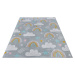 Dětský koberec Adventures 105955 Grey Multicolor - 120x170 cm Hanse Home Collection koberce