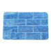 Sconto Kúpeľňová predložka TEHLA modrá, 50x80 cm
