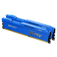 Kingston FURY Beast 16GB 1600MHz DDR3 CL10 DIMM (2x8GB) Blue