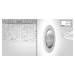 Hansgrohe ShowerTablet Select, vaňová termostatická batéria, matná biela, HAN-24340700