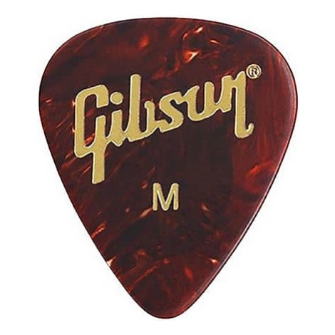 Gibson Celluloid Guitar Picks Tortoise Medium