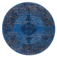 Kusový koberec Gloria 105517 Jeans kruh Rozmery kobercov: 160x160 (priemer) kruh