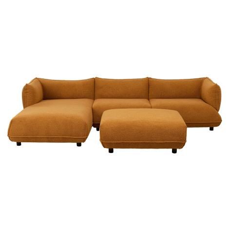 Gigi rohová sedačka ľavá hnedá Kare Design