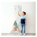 Detský výškový meter na stenu s lesným motívom jeleňa