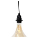 Závesné svietidlo čierne stmievateľné vrátane LED zlatej stmievateľné - Cava Luxe