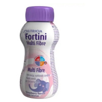 FORTINI Multi fibre pre deti jahoda 4X125 ML