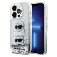 Original faceplate case KARL LAGERFELD KLHCN61LDHKCNS for iPhone 11 (Liquid Glitter KC / white)