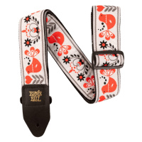 Ernie Ball Red Bird Winter Jacqaurd Strap