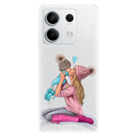 Odolné silikónové puzdro iSaprio - Kissing Mom - Blond and Boy - Xiaomi Redmi Note 13 5G