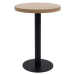 vidaXL Bistro stolík bledohnedý 60 cm MDF