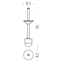 CB - BASIC B2758 - Náhradná WC kefa