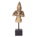 Estila Luxusná zlatá socha Diosa na vysokom podstavci 170cm