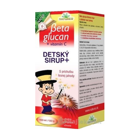 Natures Beta Glucan Detský sirup 100 ml