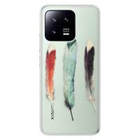Odolné silikónové puzdro iSaprio - Three Feathers - Xiaomi 13