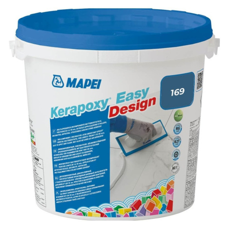 Škárovacia hmota Mapei Kerapoxy Easy Design Oceľovo modrá 3 kg R2T MAPXED3169