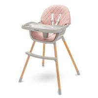 Jedálenská stolička Baby Mix Freja wooden dusty pink