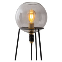 Stolná lampa Stelo tienidlo tvar sklenenej gule
