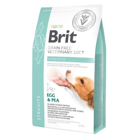 BRIT Veterinary diet grain free struvite granuly pre psov, Hmotnosť balenia: 2 kg