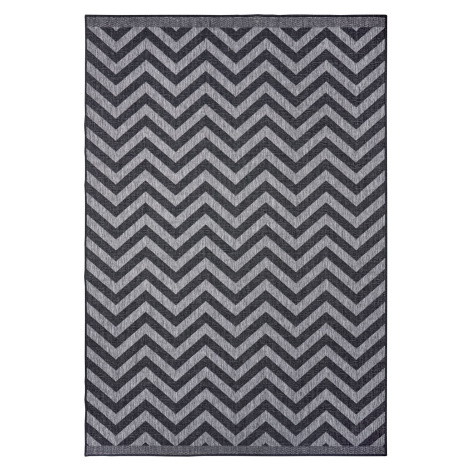 Kusový koberec Twin Supreme 105472 Palma Night Silver – na ven i na doma - 80x250 cm NORTHRUGS -