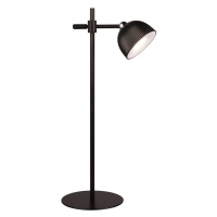 Stmievateľná čierna LED stolová lampa s klipom (výška 41 cm) Maxima – Trio