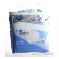 MoliCare Premium Mobile 6 kvapiek M modré, plienkové nohavičky naťahovacie, 14ks