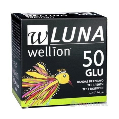 Wellion LUNA GLU testovacie prúžky k prístroju LUNA 50ks