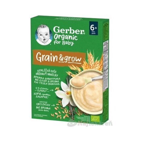 Gerber Organic Nemliečna KAŠA Vanilka