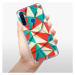 Plastové puzdro iSaprio - Origami Triangles - Xiaomi Redmi Note 8T