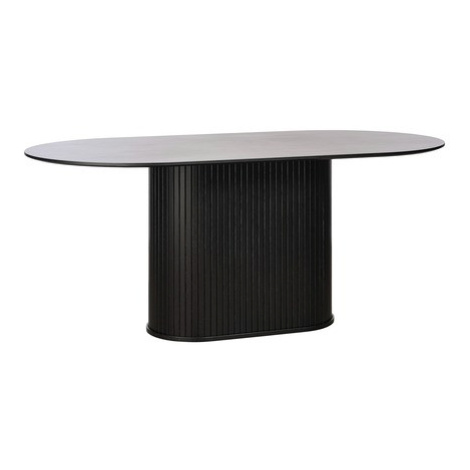 Jedálenský stôl Unique Furniture NOLA 95x180 cm čierny drevo 48304640