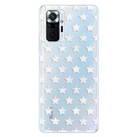 Odolné silikónové puzdro iSaprio - Stars Pattern - white - Xiaomi Redmi Note 10 Pro