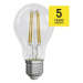 LED žiarovka Filament A60 3,8W E27 neutrálna biela ,4000k, 806lm